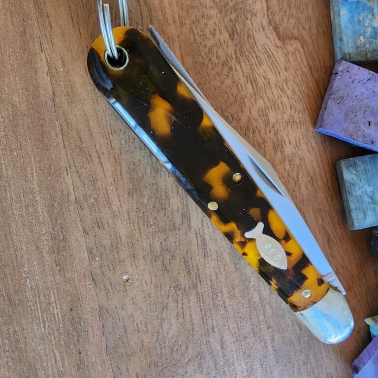 Great Eastern Cutlery #651222 SS Tortoise Shell Acrylic knives for sale