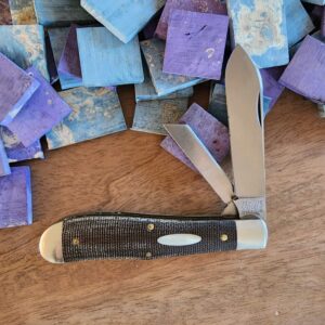 Great Eastern Cutlery #922219 OD Green Canvas Micarta (see photos for age related patina) knives for sale