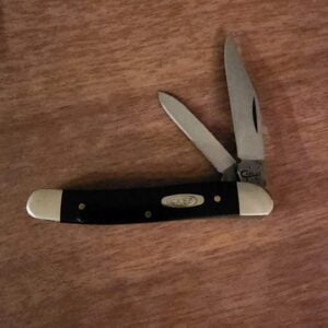 Case 22087 SS Smooth Black Texas Jack knives for sale