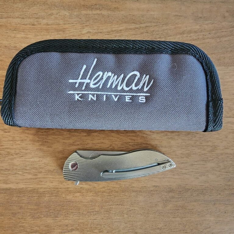 Herman Knives Micro Sting 115 Titanium/M398 made in Poland knives for sale