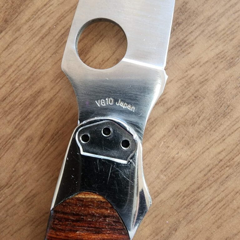 Spyderco Kopa Stacked Wood VG10 Japan knives for sale