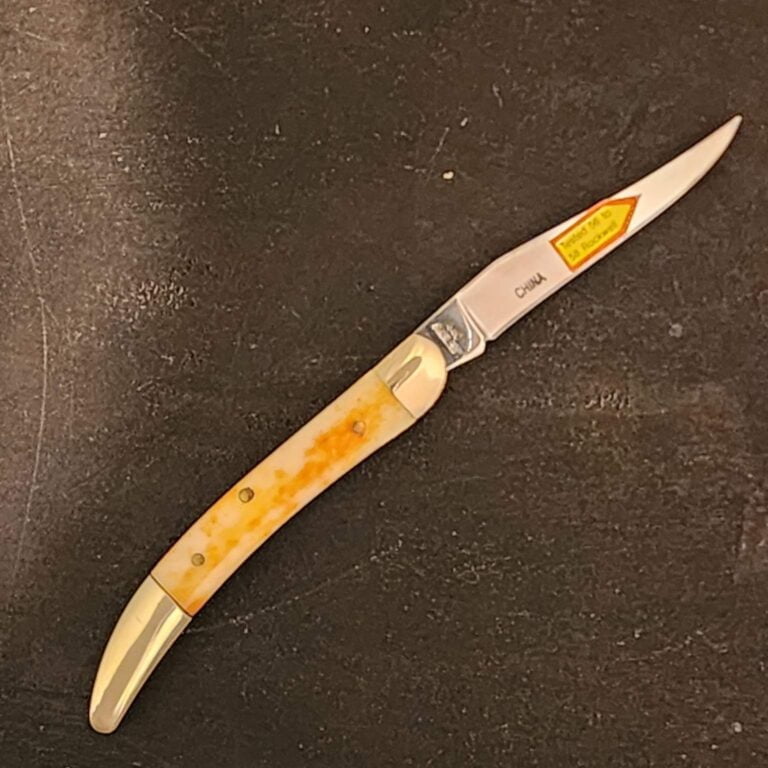 Frost Cutlery Tiny Toothpick Smooth Orange Bone knives for sale