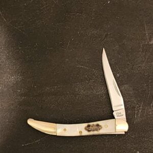 Frost Cutlery Tiny Toothpick White Acrylic (discounted for chipped scale) knives for sale