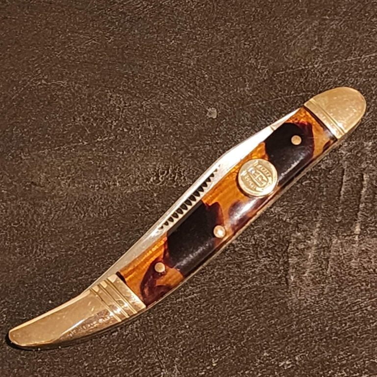Rough Ryder Tiny Toothpick Brown acrylic knives for sale