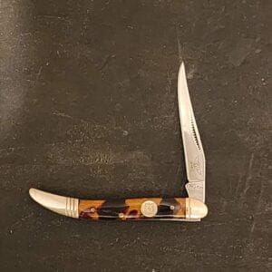 Rough Ryder Tiny Toothpick Brown acrylic knives for sale