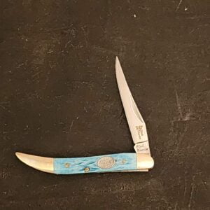 Frost Cutlery Tiny Toothpick Blue Jigged Bone knives for sale