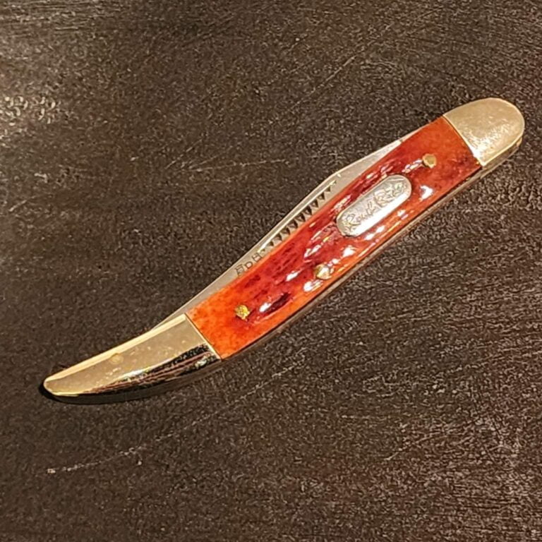 Frost Cutlery Tiny Toothpick Red Jigged Bone knives for sale