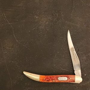 Frost Cutlery Tiny Toothpick Red Jigged Bone knives for sale