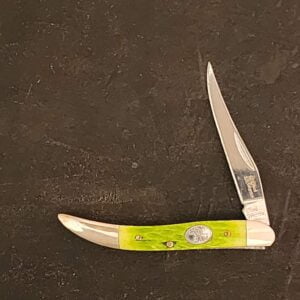 Frost Cutlery Tiny Toothpick Green Jigged Bone knives for sale