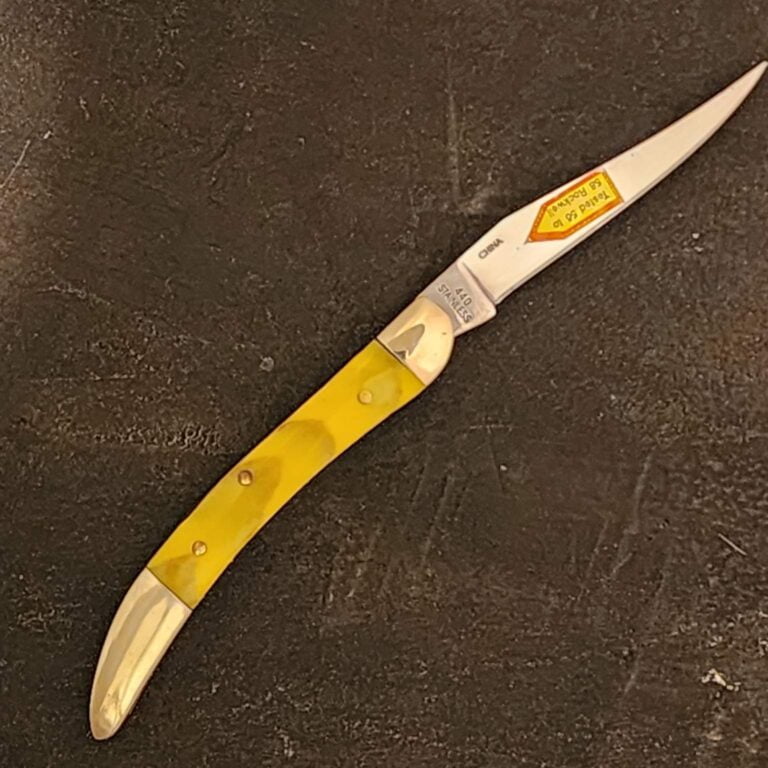 Frost Cutlery Tiny Toothpick Yellow Acrylic knives for sale