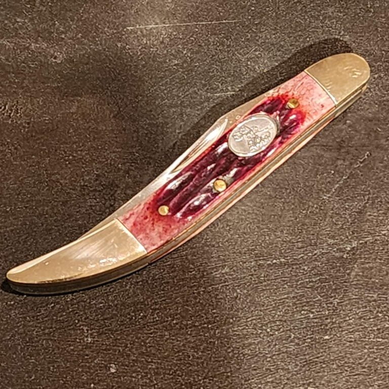 Frost Cutlery Tiny Toothpick Purple Jigged Bone knives for sale