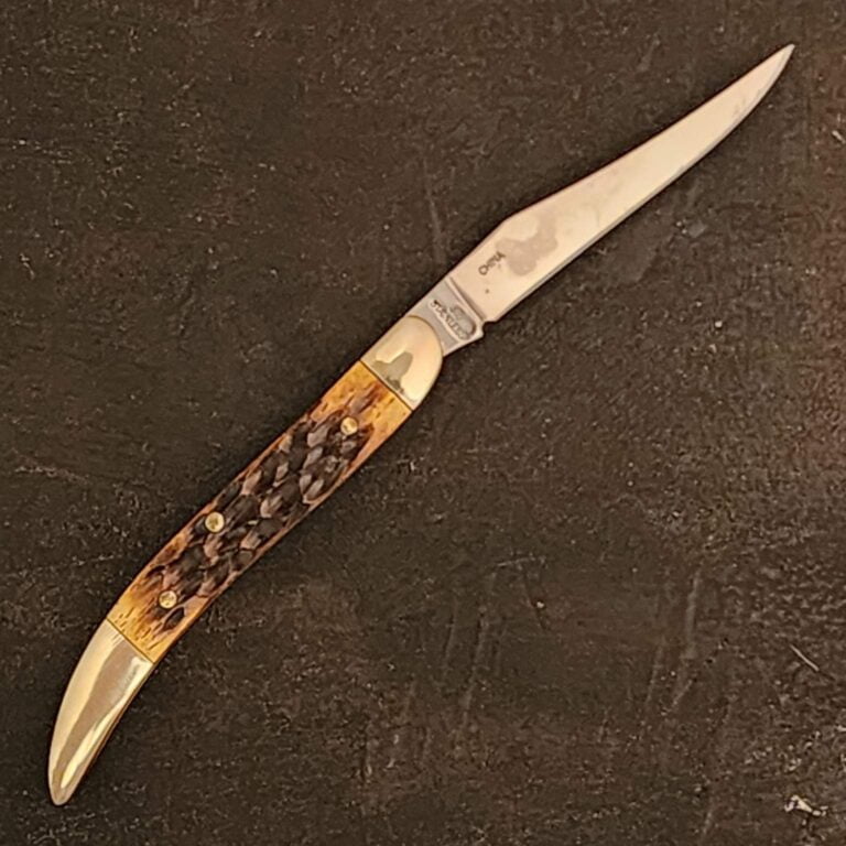 Frost Cutlery Tiny Toothpick Brown Jigged Bone knives for sale