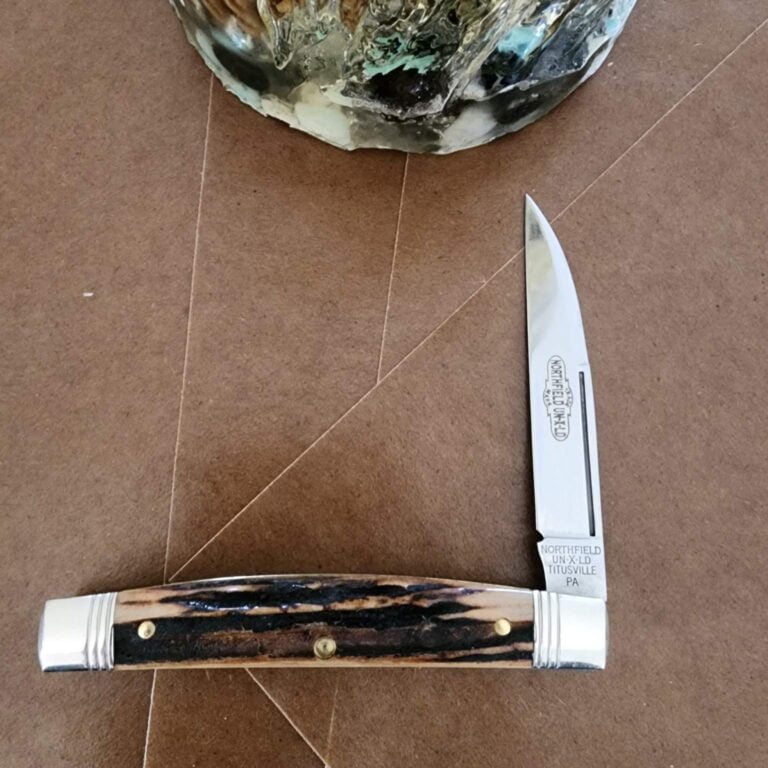 Great Eastern Cutlery #130124 Stag knives for sale