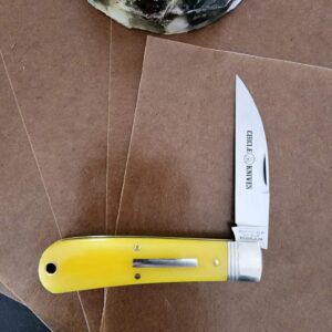 Great Eastern Cutlery #470123 Smooth Yellow Bone knives for sale