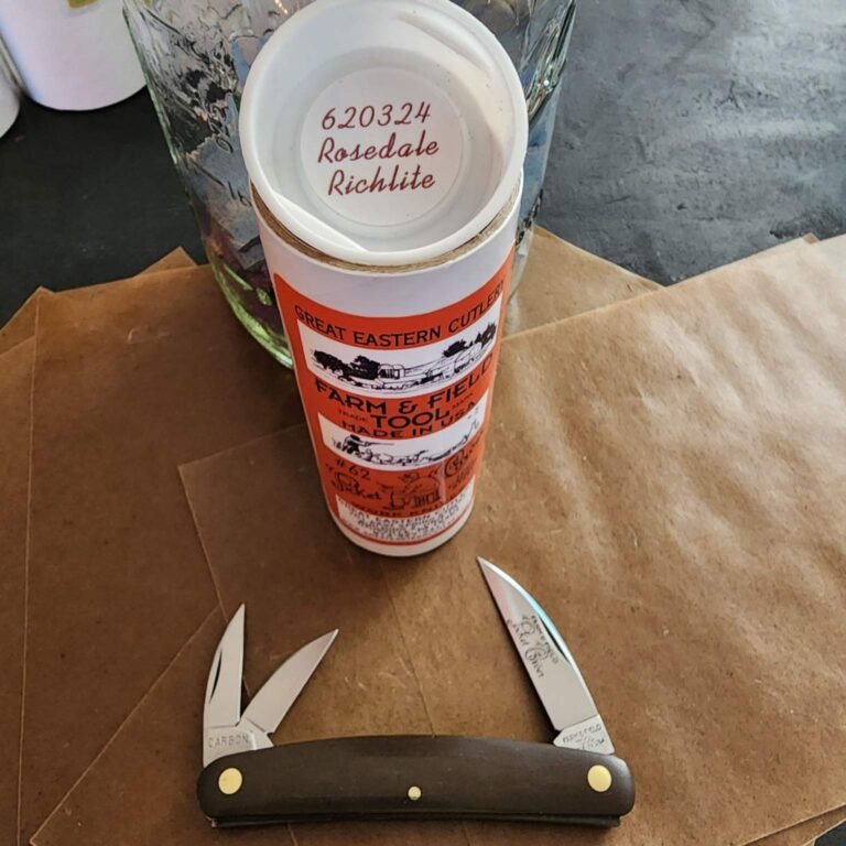 Great Eastern Cutlery #620324 Rosedale Richlite knives for sale