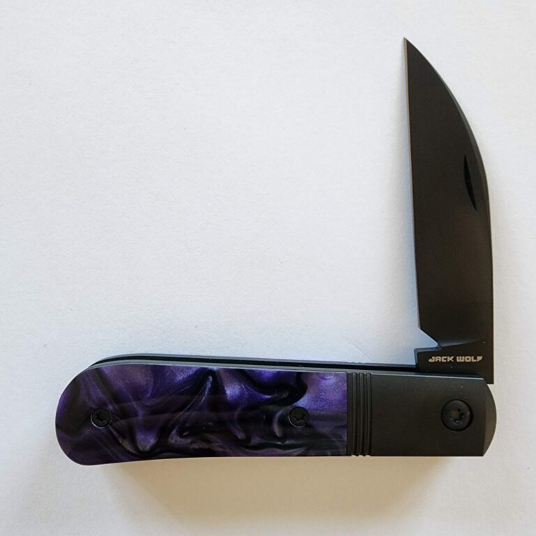 Jack Wolf Laid Back Jack Re-Release Kirinite Purple Wave DLC (Discounted Cosmetic Second) knives for sale