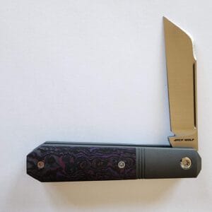 MIDNIGHT JACK - FAT CARBON PURPLE HAZE (Discounted Cosmetic Second) knives for sale