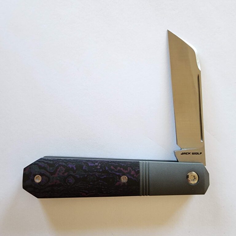 MIDNIGHT JACK - FAT CARBON PURPLE HAZE (Discounted Cosmetic Second) knives for sale