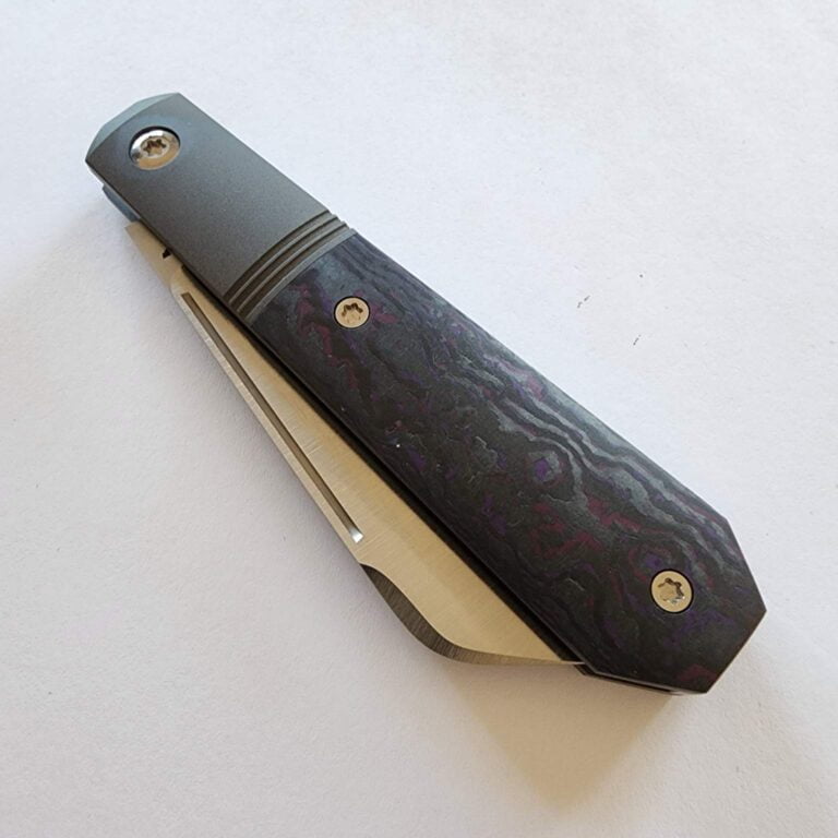 MIDNIGHT JACK - FAT CARBON PURPLE HAZE (Discounted Cosmetic Second) knives for sale