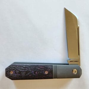 MIDNIGHT JACK - FAT CARBON PURPLE HAZE (Discounted Cosmetic Second) knives for sale