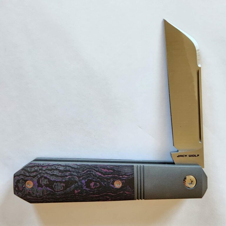 MIDNIGHT JACK - FAT CARBON PURPLE HAZE (Discounted Cosmetic Second) knives for sale
