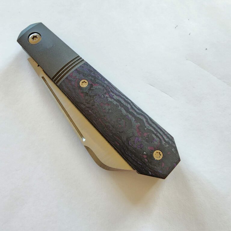 MIDNIGHT JACK - FAT CARBON PURPLE HAZE (Discounted Cosmetic Second) knives for sale