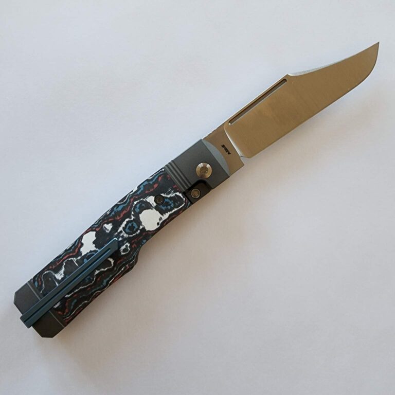 GUNSLINGER JACK - FAT CARBON NEBULA (Discounted Cosmetic Second) knives for sale