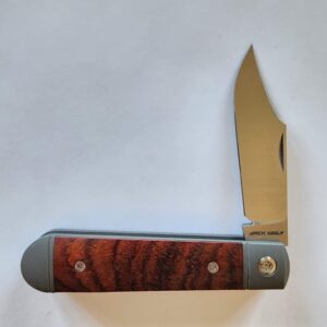 Jack Wolf Little Bro Jack Sleeveboard Boy’s Knife in Rosewood (Discounted Cosmetic Second) knives for sale