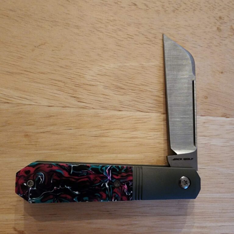 MIDNIGHT JACK - KAOTIC RESIN (Discounted Cosmetic Second) knives for sale