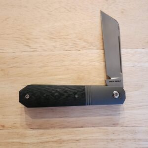 MIDNIGHT JACK - TWILL CARBON FIBER (Discounted Cosmetic Second) knives for sale