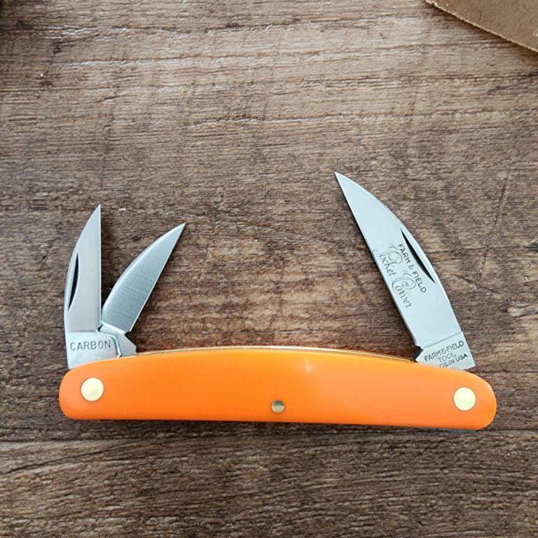 Great Eastern Cutlery #620324 Orange Delrin PROTOTYPE knives for sale