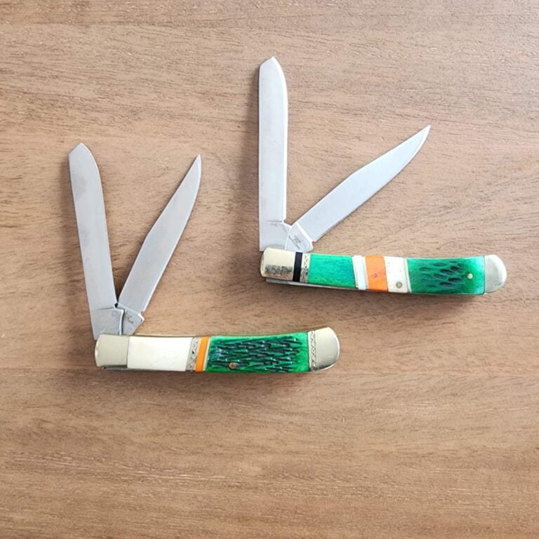 Kissing Crane St. Patrick's Day Knives Set of 2 knives for sale