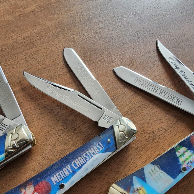 Rough Ryder Christmas Trappers Set of 3 knives for sale