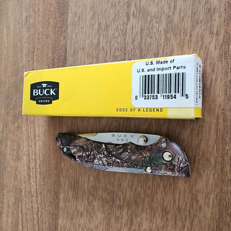 Buck USA Black Camo #284 Lockback knives for sale