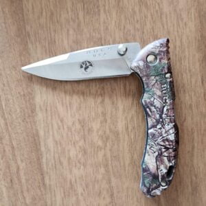 Buck USA Black Camo #284 Lockback knives for sale