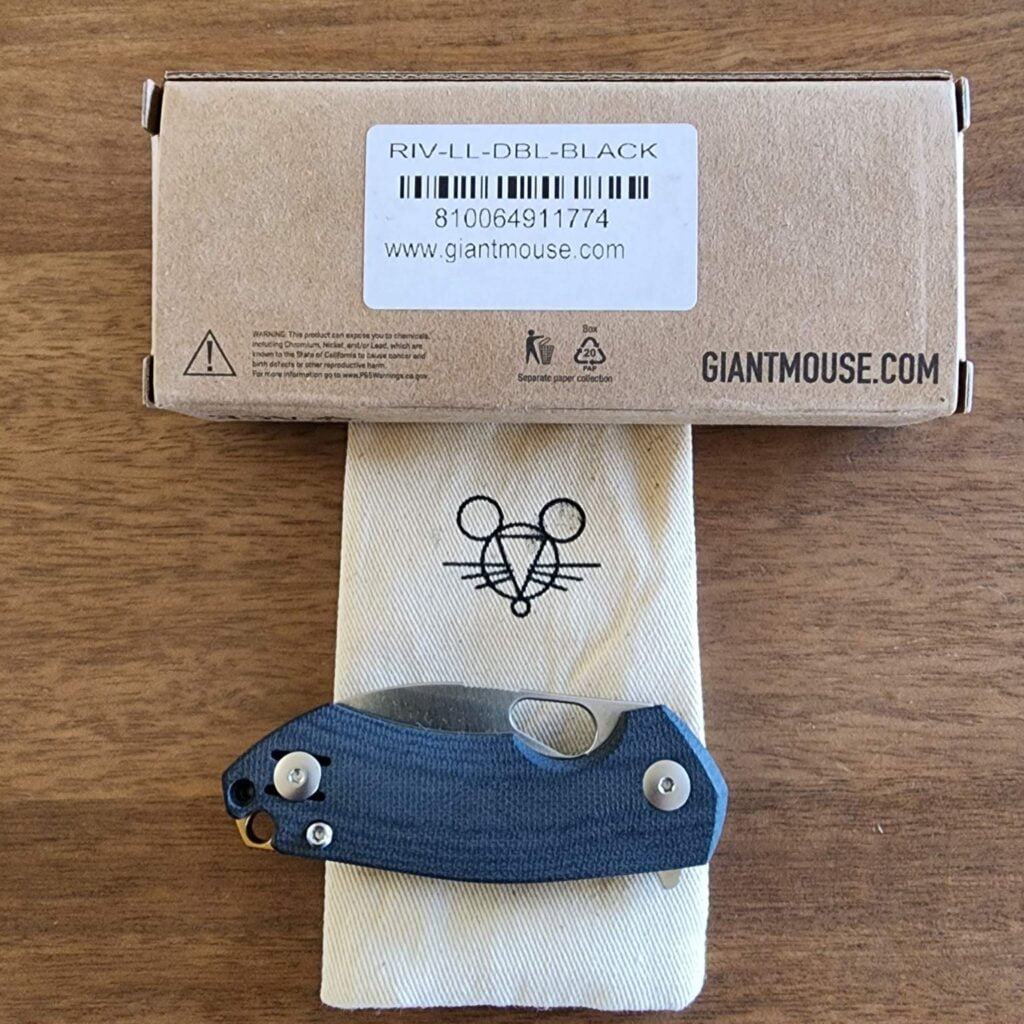 GiantMouse Vox/Anso MagnaCut Liner Lock Knife Jade G-10 RIV-LL-JADE-G10 knives for sale