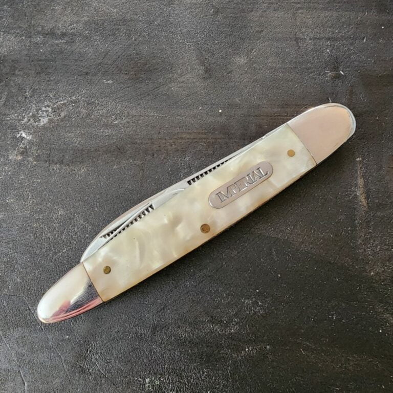 Imperial /Schrade Vintage USA Made Whittler in Acrylic knives for sale