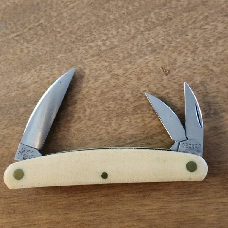 Great Eastern Cutlery #620320 Muslin Micarta knives for sale