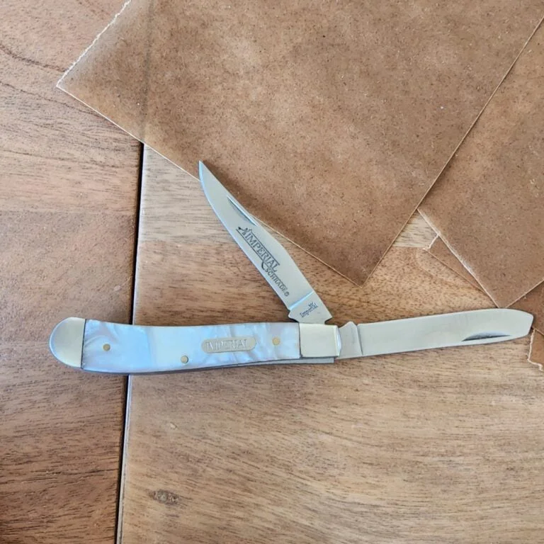 Imperial /Schrade Vintage USA Made IMP13L in Acrylic knives for sale