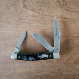 Imperial /Schrade Vintage USA Made IMP45 in Black Acrylic knives for sale