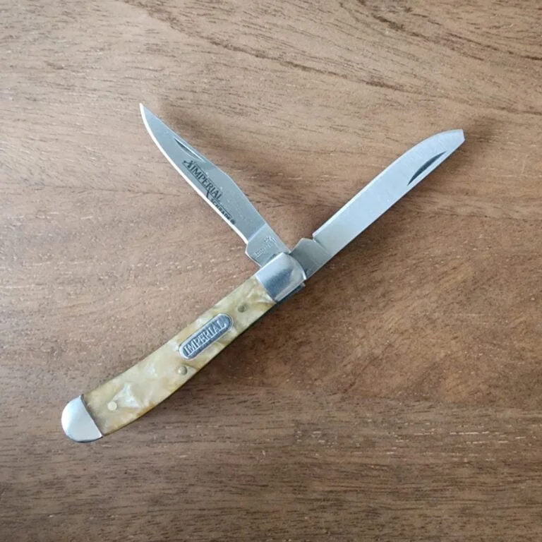 Imperial /Schrade Vintage USA Made IMP13 in Acrylic knives for sale