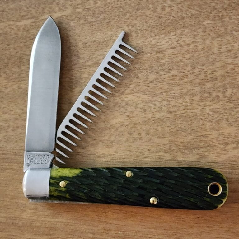 Great Eastern Cutlery #152221 Spring Green Bone knives for sale