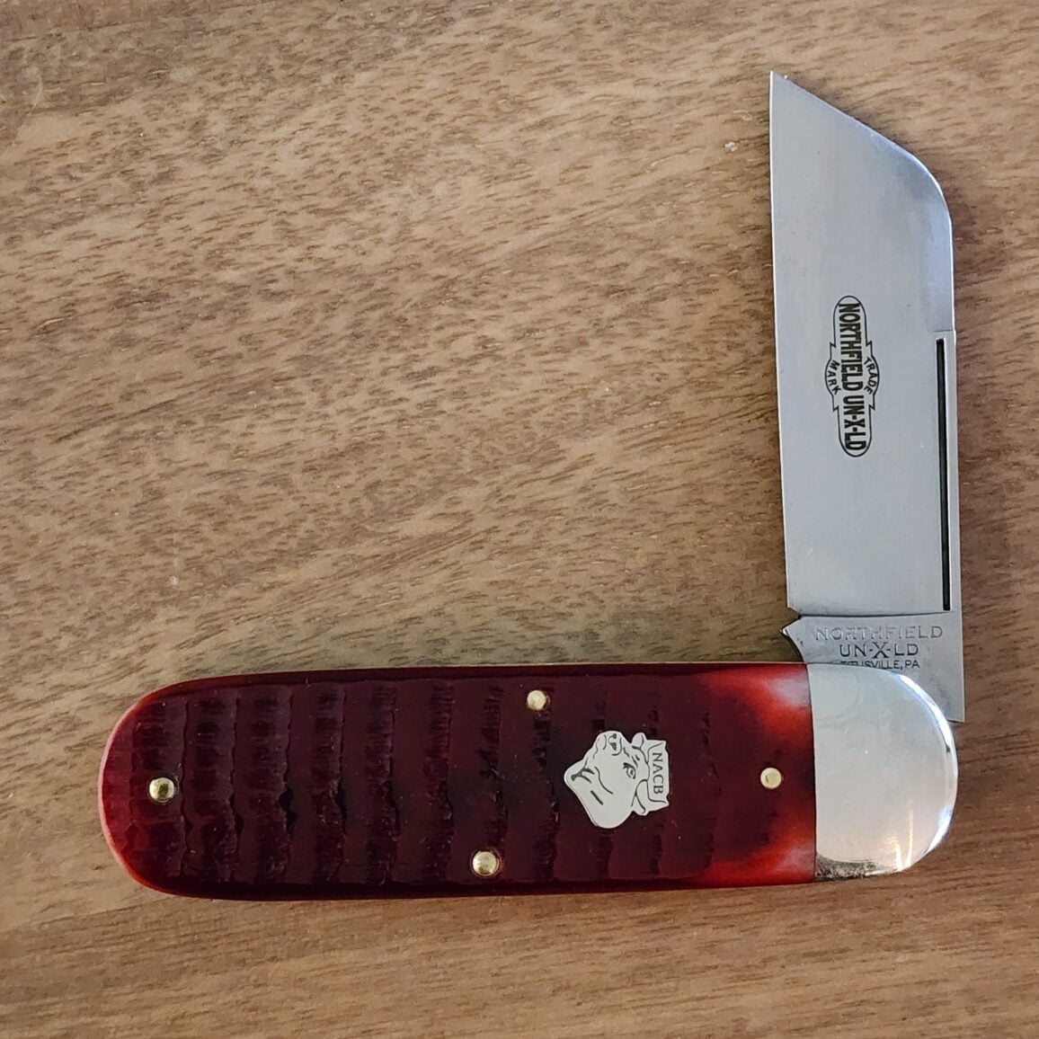 Great Eastern Cutlery #363122 Blood Red Jigged Bone Toe Nail Clipper ...