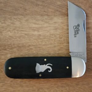 Great Eastern Cutlery #363122 Ebony Wood Toe Nail Clipper knives for sale