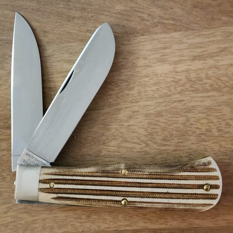 Great Eastern Cutlery #235220 Woodland Micarta knives for sale