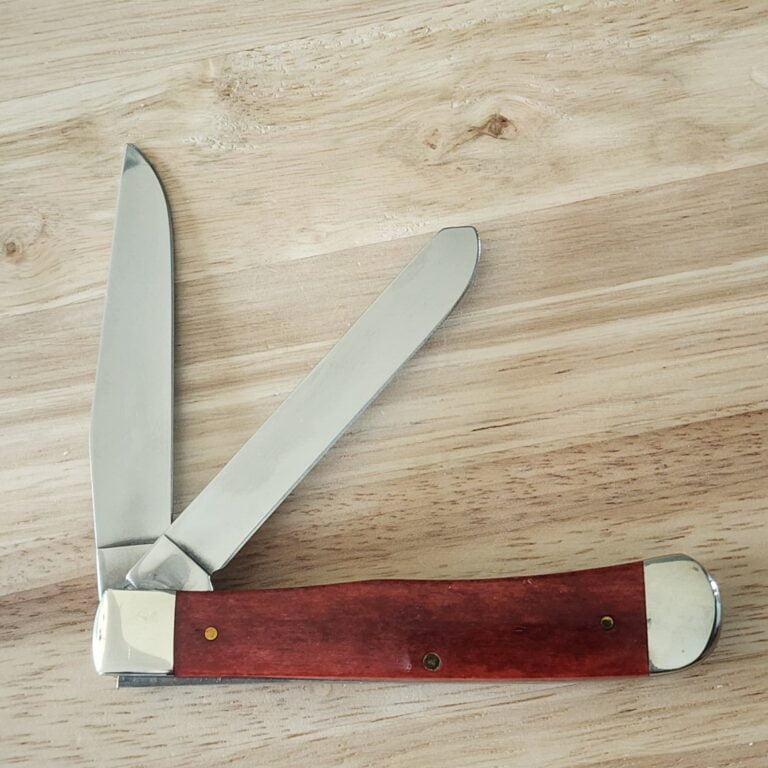 Case USA 2017 6254 SS Trapper Old Red Smooth Bone knives for sale