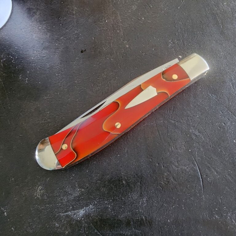 Great Eastern Cutlery #488224 Tomato Acrylic Prototype knives for sale