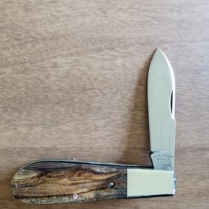 Tuna Valley Cutlery Old Man Norman in Holy Land Olivewood and 154-CM (1 of 60) knives for sale