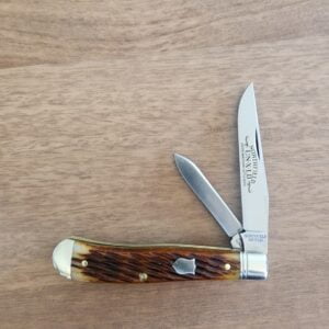Great Eastern Cutlery #488224 Antique Yellow Jigged Bone PROTOTYPE knives for sale