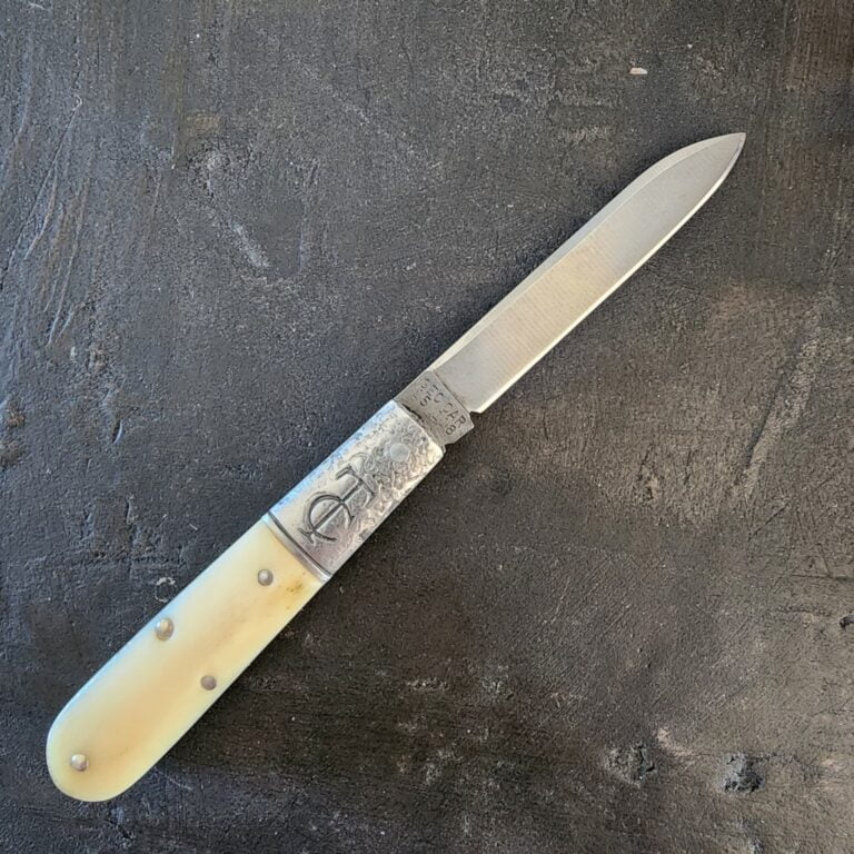 Great Eastern Cutlery #15118 Smooth White Bone Ancient Barlow (1 of 25) knives for sale